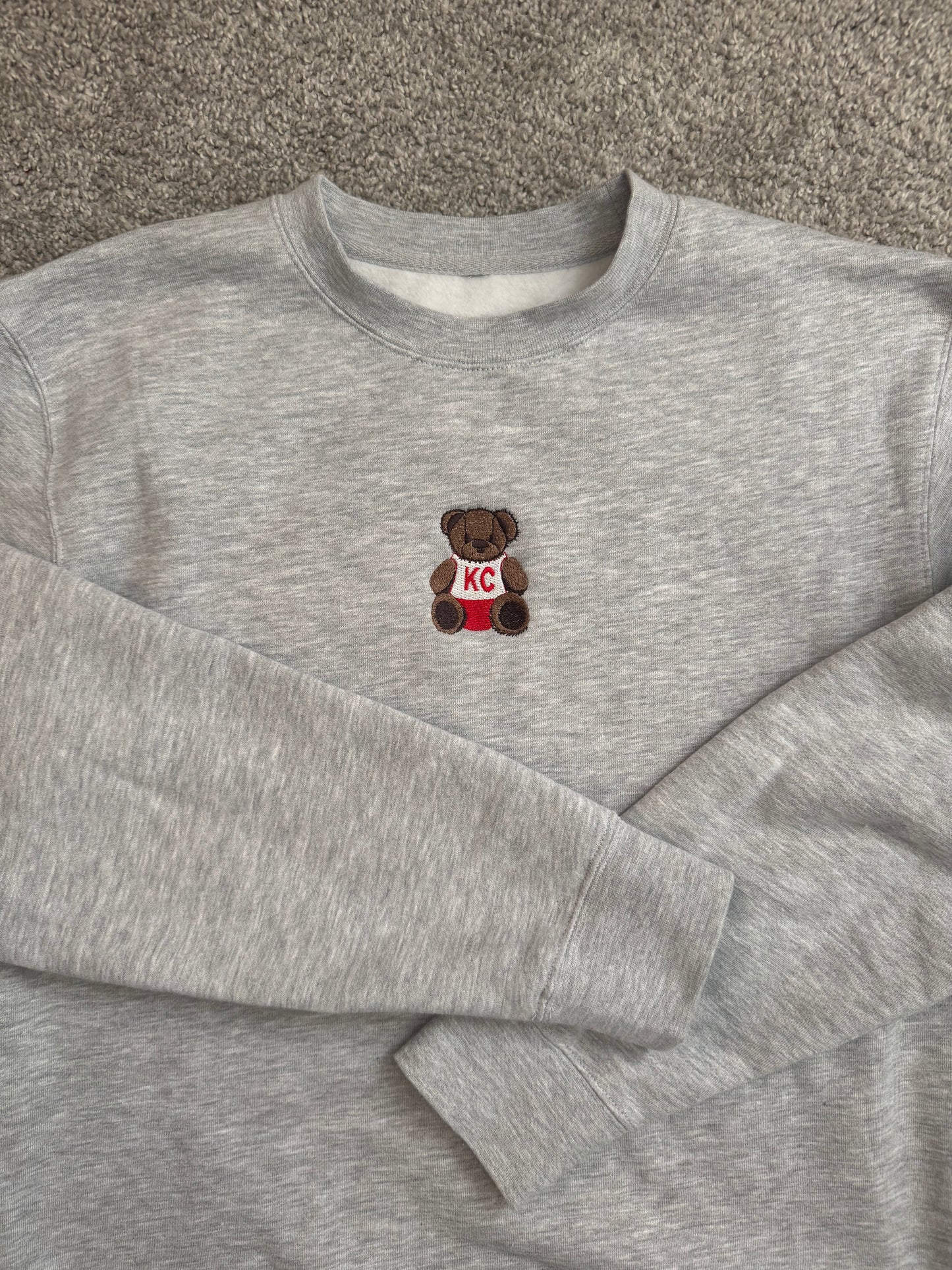 Kansas City Football Teddy Bear Sweatshirt
