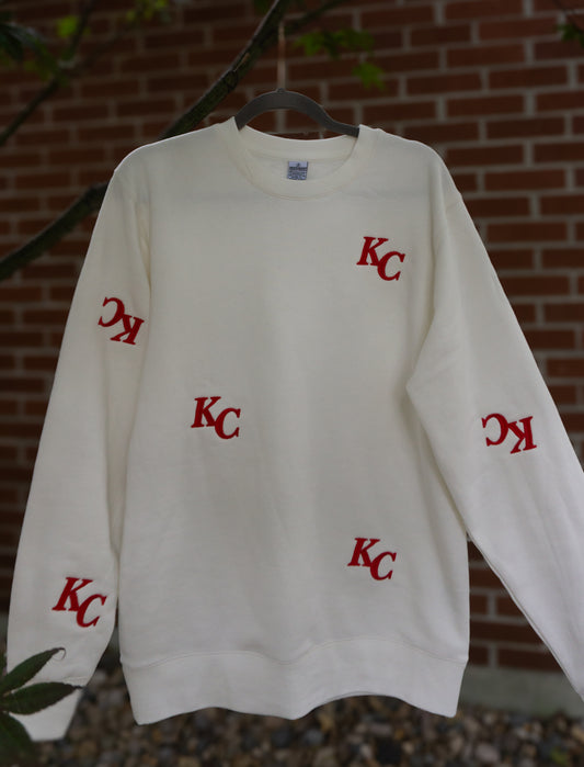 KC Repeating Motif Crewneck