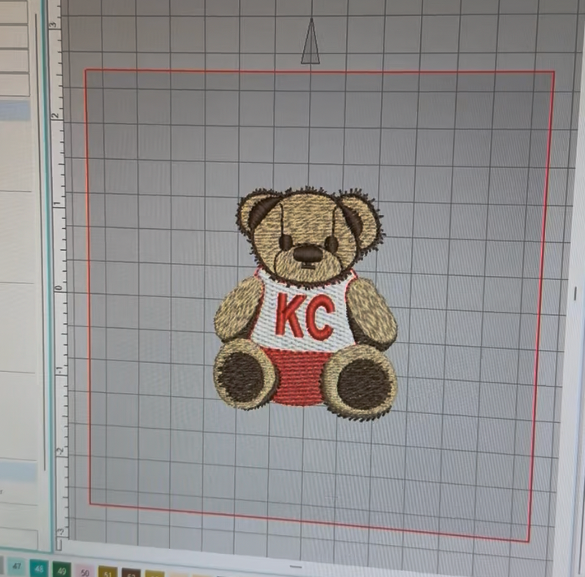 Kansas City Football Teddy Bear Sweatshirt