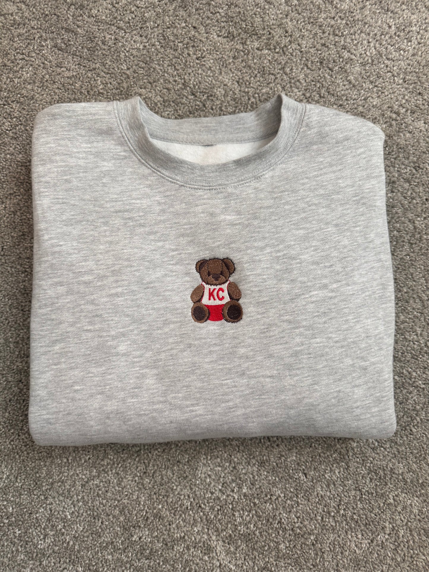 Kansas City Football Teddy Bear Sweatshirt